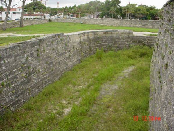 View of Castillo de San Marco St Augustine Florida